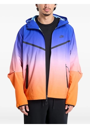 Nike zip-fastening hooded jacket - Blue