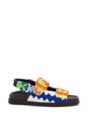 Missoni Mia pattern sandals - Blue