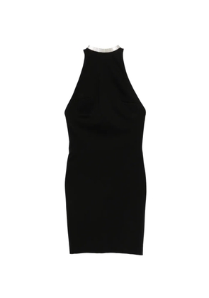 The Attico halter-neck mini dress - Black