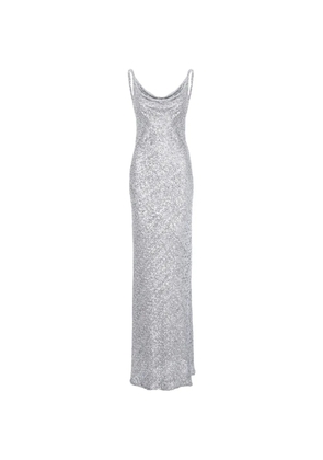 ROSERRY Margot sequined sleeveless dress - Silver