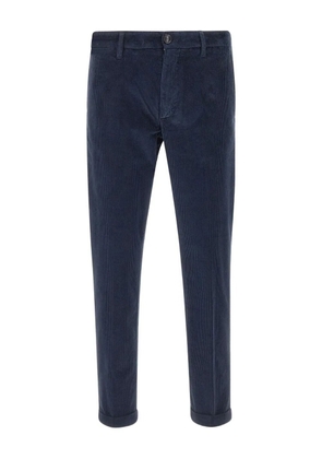 Re-Hash corduroy-texture trousers - Blue