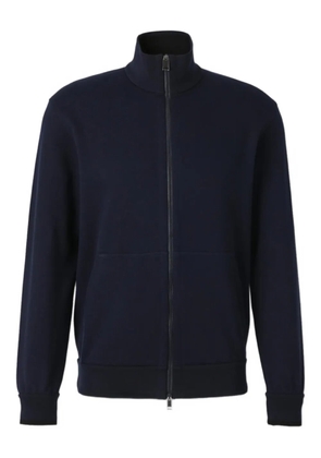 Brioni ribbed round-neck sweater - Blue