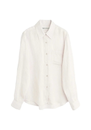 OUR LEGACY striped shirt - Neutrals