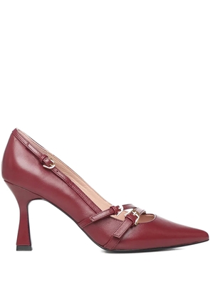 Coccinelle 85mm Fernanda buckle strap pumps - Red