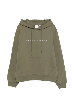 Daily Paper logo-detail hoodie - Green