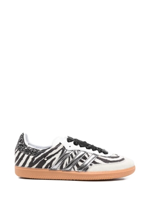 adidas Samba zebra-stripes sneakers - White