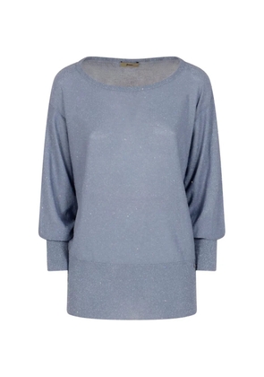 Herno ribbed knitted top - Blue