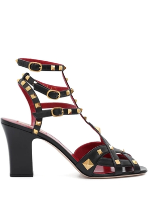 Valentino Garavani pyramid stud strap sandals - Black