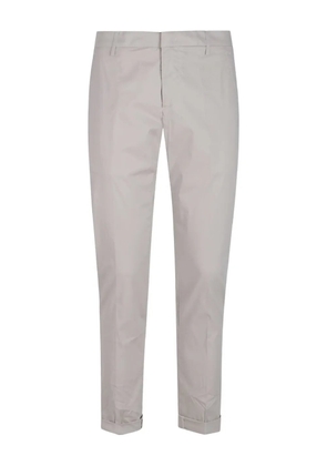 DONDUP pleated cuffed straight-leg trousers - Neutrals