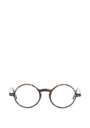 Lunor round-frames glasses - Brown