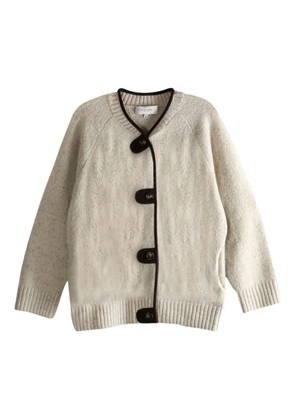 ATELIER NEW YORK button trim cardigan - Neutrals