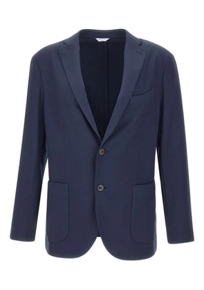 Boglioli narrow lapels patch pockets blazer - Blue