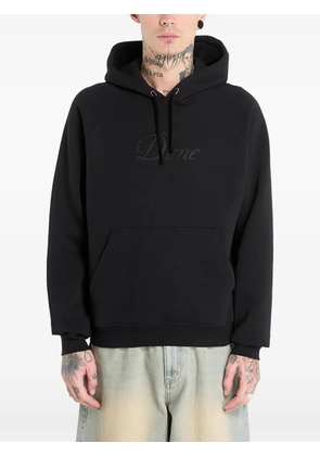 dime Cursive hooded sweater - Black