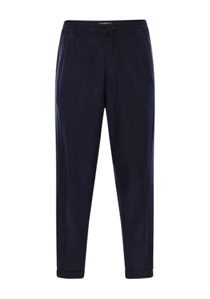 Fedeli Harvard straight-leg trousers - Blue