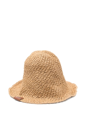 Ruslan Baginskiy straw bucket hat - Neutrals
