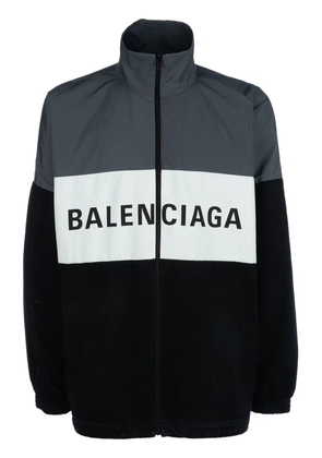 Balenciaga logo-print jacket - Black