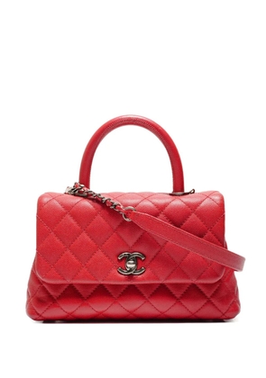 CHANEL Pre-Owned 2016-2017 CC turn-lock-fastening tote bag - Red