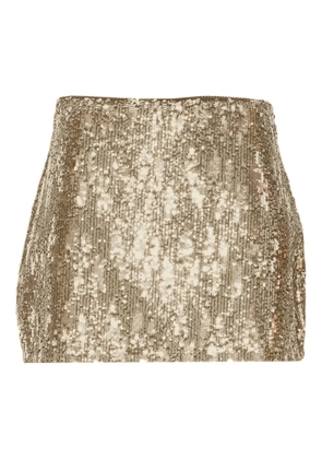 Aniye By sequined mini skirt - Gold