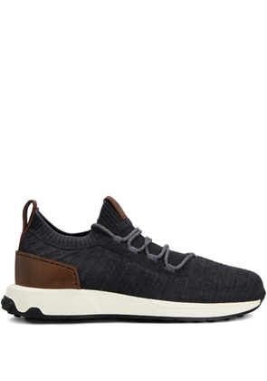 Tod's lace-up panelled sneakers - Blue