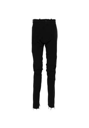 Leon Emanuel Blanck frayed trousers - Black