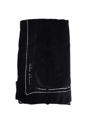 Rick Owens Pino Astro scarf - Black