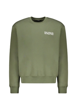 Balmain cotton logo sweatshirt - Green