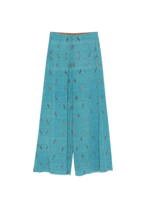 Pierre-Louis Mascia print trousers - Blue