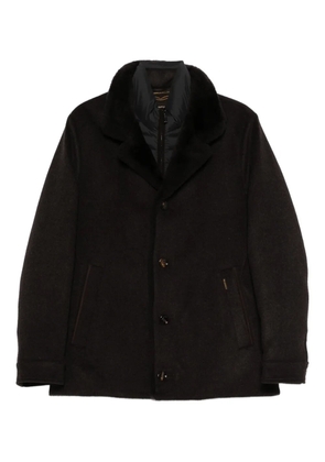 Moorer layered jacket - Brown