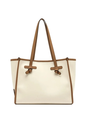 GIANNI CHIARINI Marcella knotted shoulder bag - Neutrals