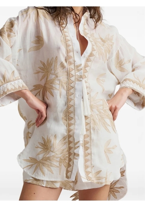 PHO FIRENZE printed shirt - Neutrals