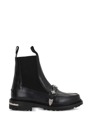 Toga Pulla studded-strap chelsea boots - Black