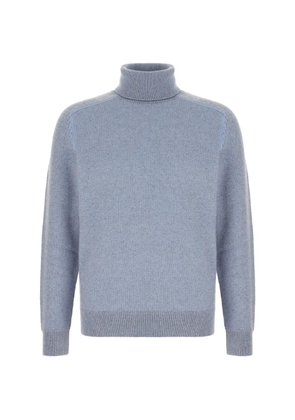 Zegna ribbed roll-neck sweater - Blue