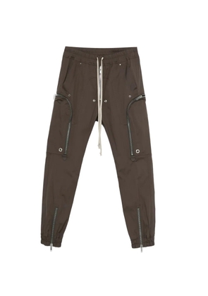 Rick Owens Bauhaus zip cargo pants - Brown