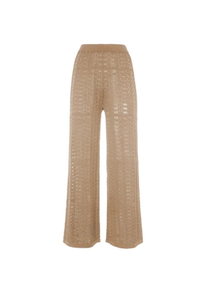 Malo openwork trousers - Neutrals