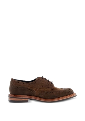 Tricker's Bourton suede derby shoes - Brown