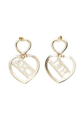 CHANEL Pre-Owned 2023 rhinestone-embellishment earrings - Gold
