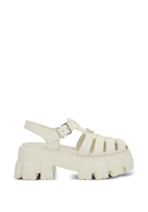 Prada Monolith buckle sandals - Neutrals