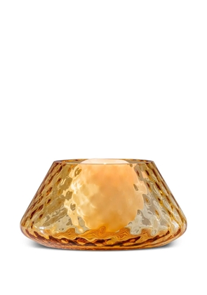 Venini Lele textured candle holder - Orange