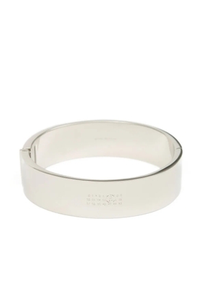 MM6 Maison Margiela Numbers-engraved bracelet - Silver