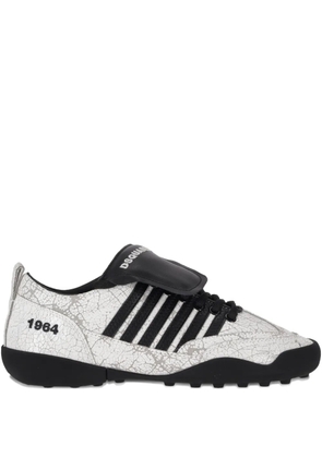 DSQUARED2 lace-up soccer sneakers - White