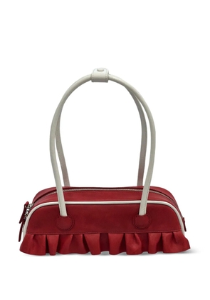 Marge Sherwood x Peanuts crinkle piping boston bag - Red