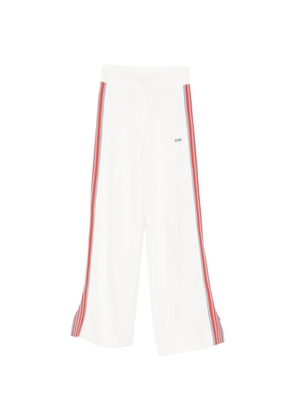 Autry logo-embroidered track pants - White