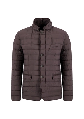 Herno quilted buttoned jacket - Brown