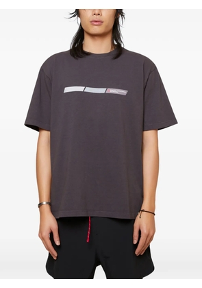 District Vision logo-detail T-shirt - Grey