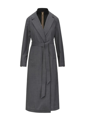 K-Way Jorance belted coat - Grey
