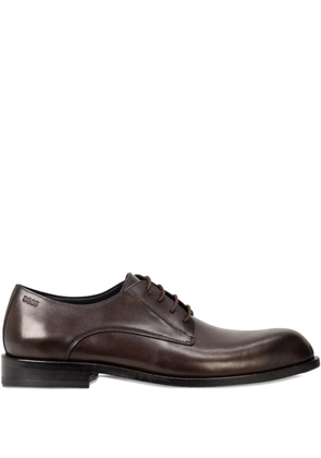 BOSS leather Derby shoes - Brown