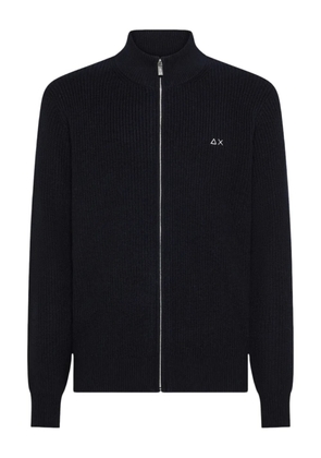 Sun68 zip-up cardigan - Blue