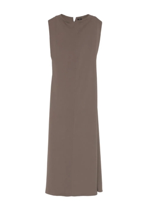 JOSEPH Neva sleeveless naxi dress - Brown