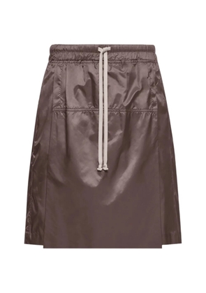 Moncler + Rick Owens Kiltshorts drawstring skort - Brown