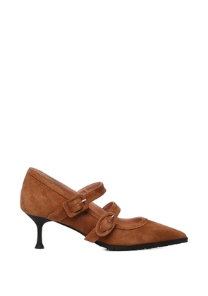 Giuliano Galiano Geluci suede pumps - Brown